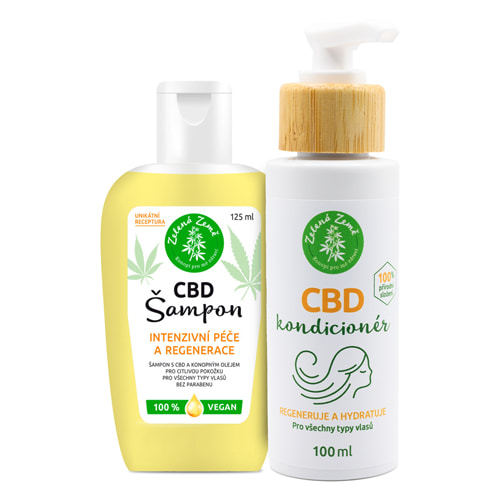 CBD kondicionér a CBD šampon